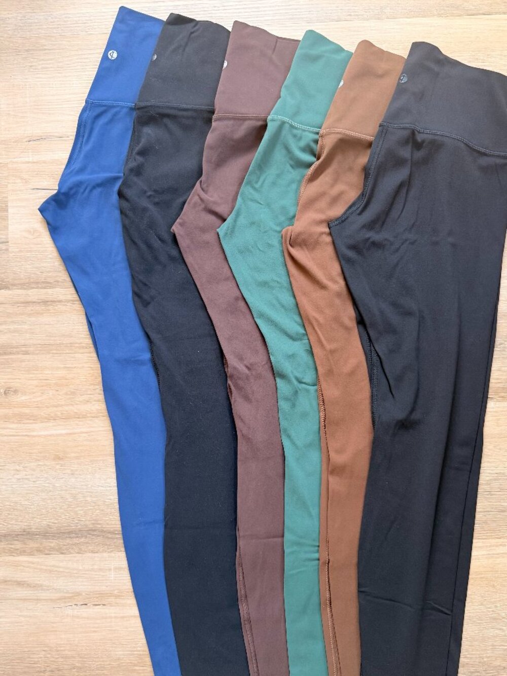 Colorfulkoala Dreamlux No Front Seam Leggings - 6 Pairs (Sz Large)